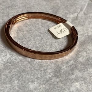NWT LOFT rose gold bangle
